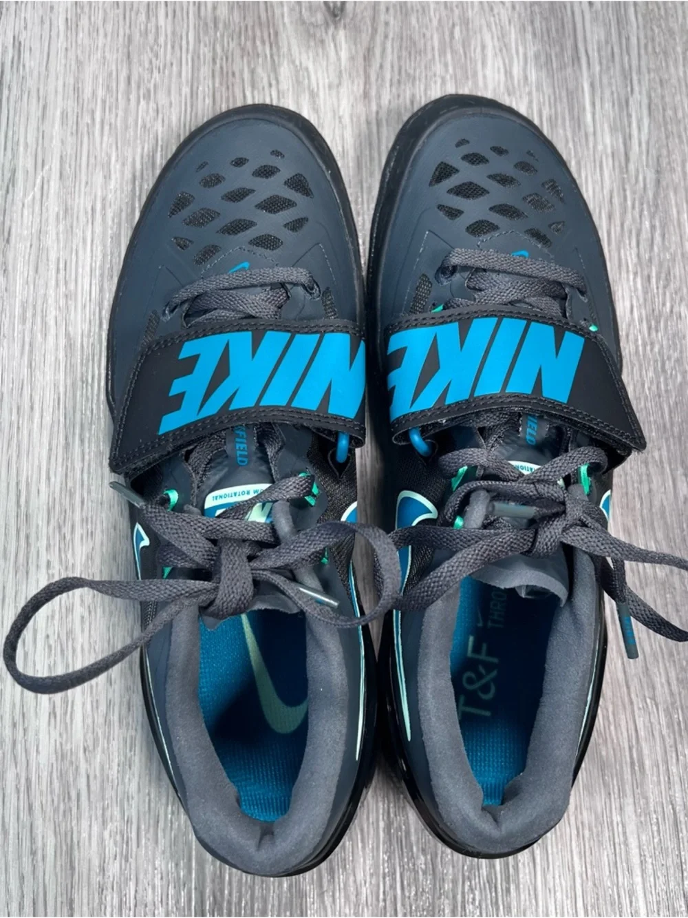 Nike Zoom Rotational 6 Anthracite Track Field Throwing Shoes FZ9606-001 Size 6.5